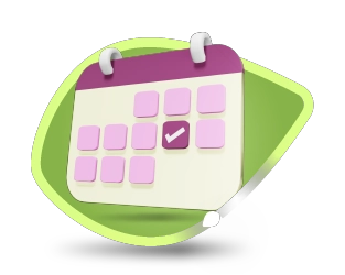Leaf Calendar Icon